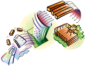 Plastic Lumber Companies Build Decks From Recycled Plastic